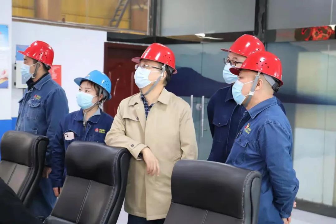 王紅章一行到公司調研指導鐵前系統工作 王紅章一行到公司調研指導鐵前系統工作