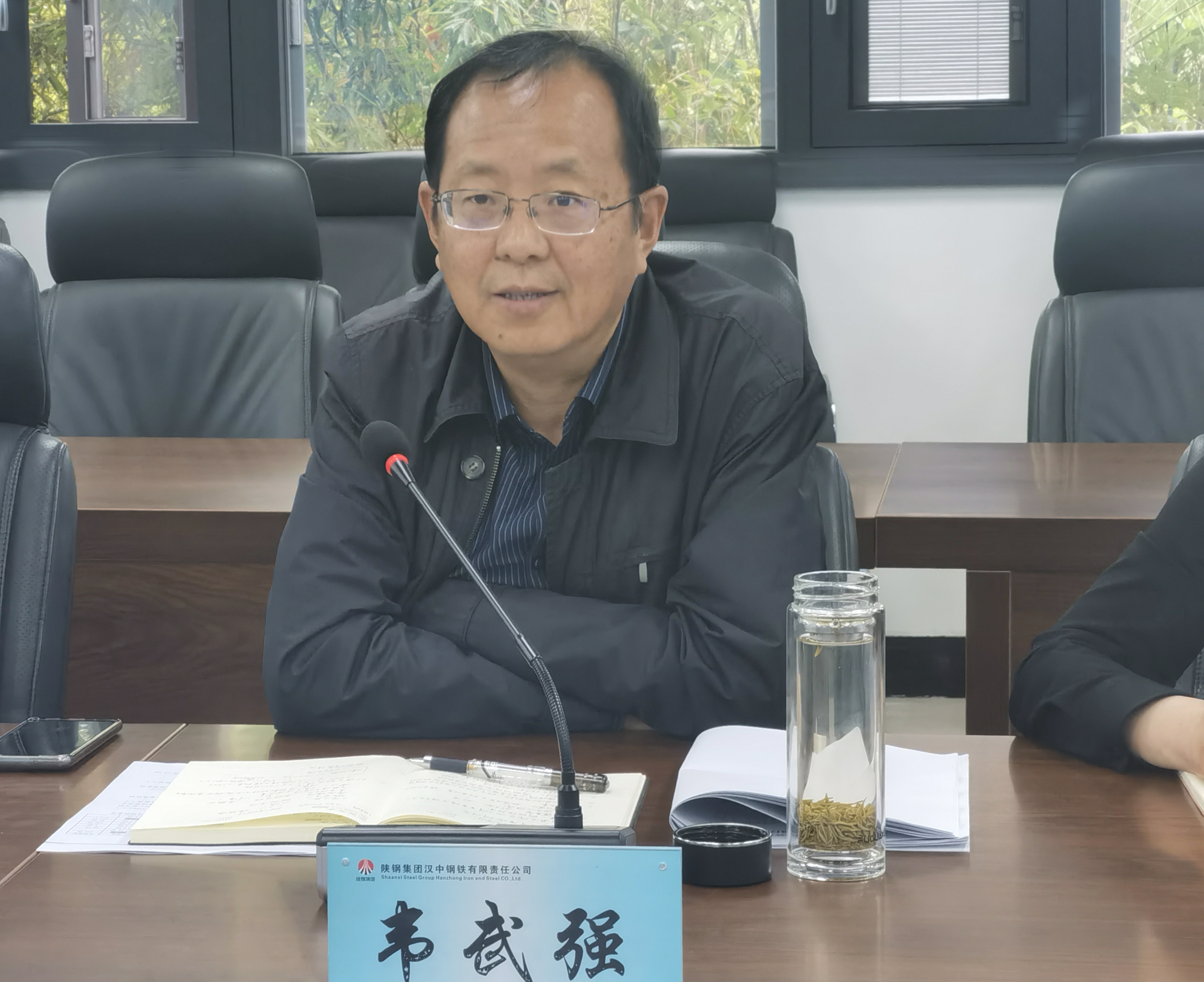 陜鋼集團(tuán)副總經(jīng)理韋武強(qiáng)一行到公司調(diào)研座談 陜鋼集團(tuán)副總經(jīng)理韋武強(qiáng)一行到公司調(diào)研座談