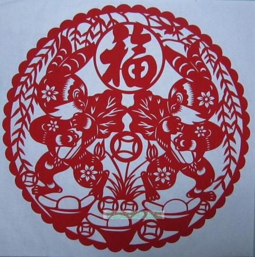 陜北巧婆姨剪出年窗花 陜北巧婆姨剪出年窗花