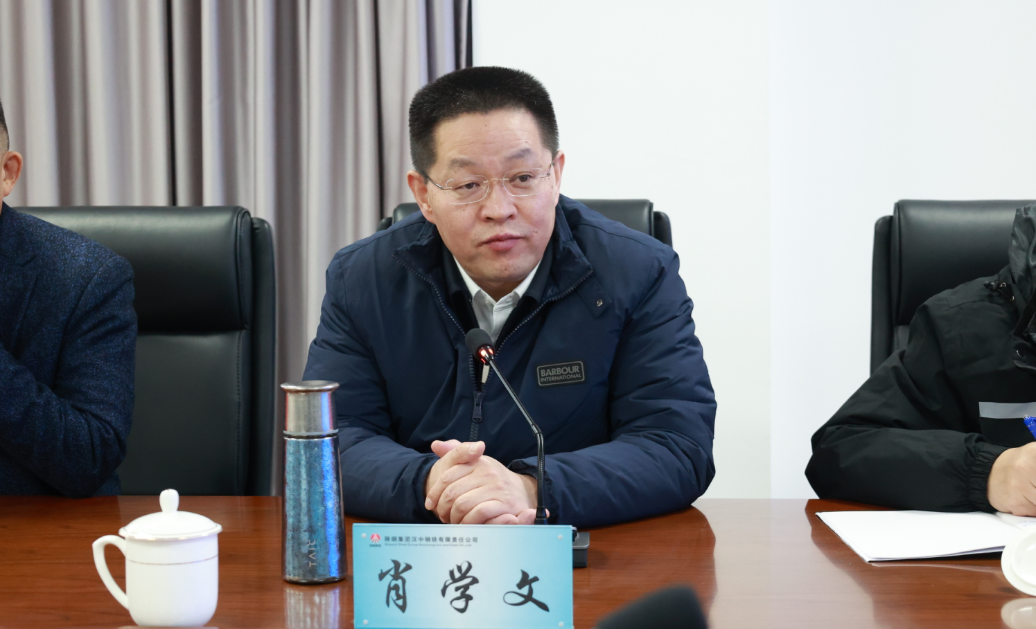 中冶賽迪集團(tuán)有限公司黨委書記、董事長(zhǎng)肖學(xué)文一行到漢鋼公司座談交流 中冶賽迪集團(tuán)有限公司黨委書記、董事長(zhǎng)肖學(xué)文一行到漢鋼公司座談交流