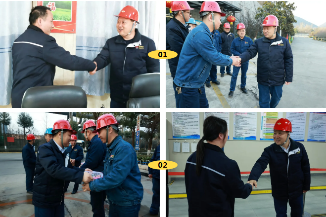 周永平到基層單位檢查安全生產并慰問在崗干部職工