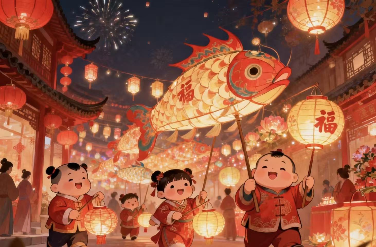 塬上燈火稠 兒時元宵鬧